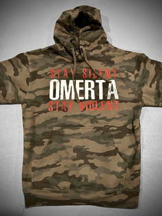 Stay Silent Stay Violent Camo Pullover Sweatshirt