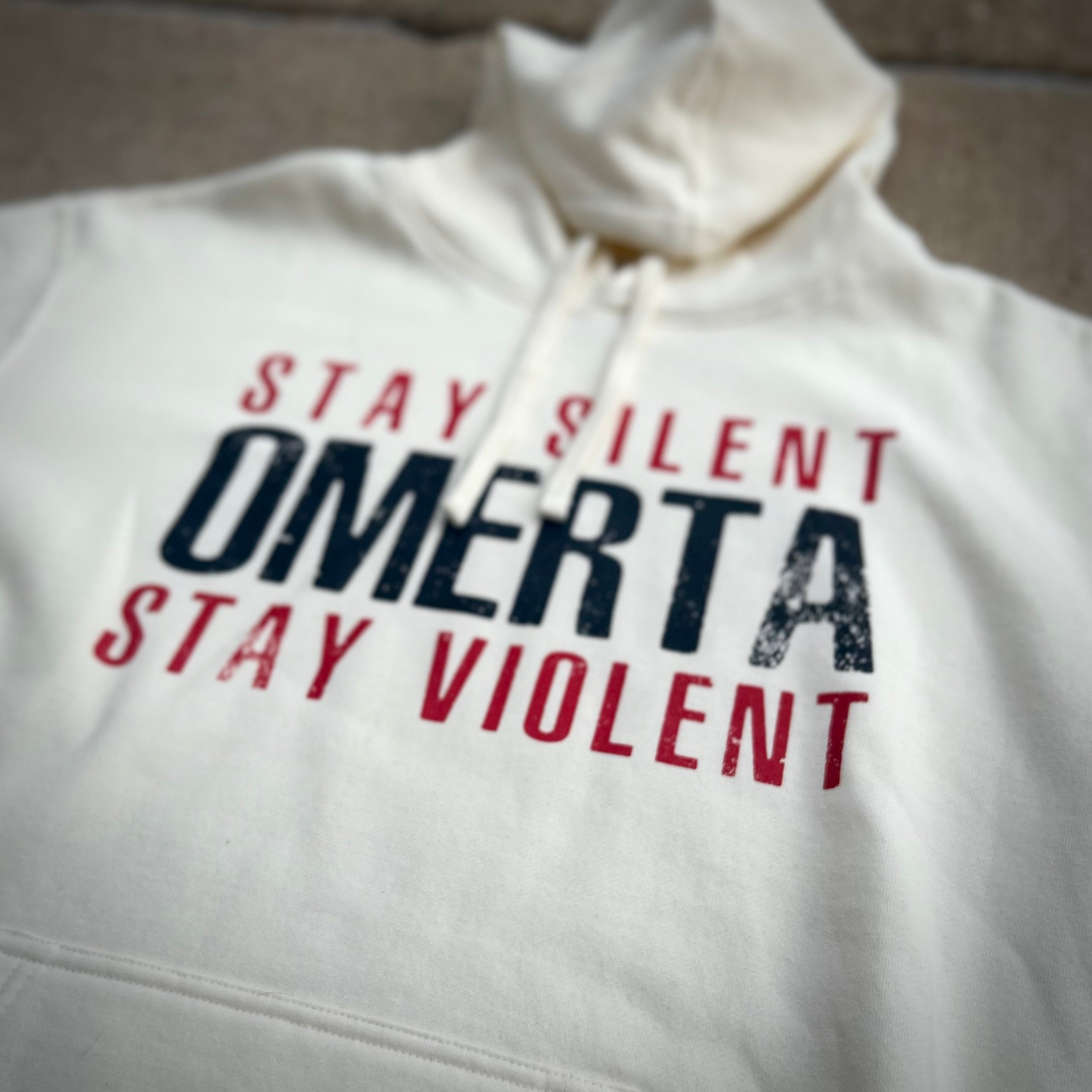 Stay Silent Stay Violent Bone Pullover Sweatshirt