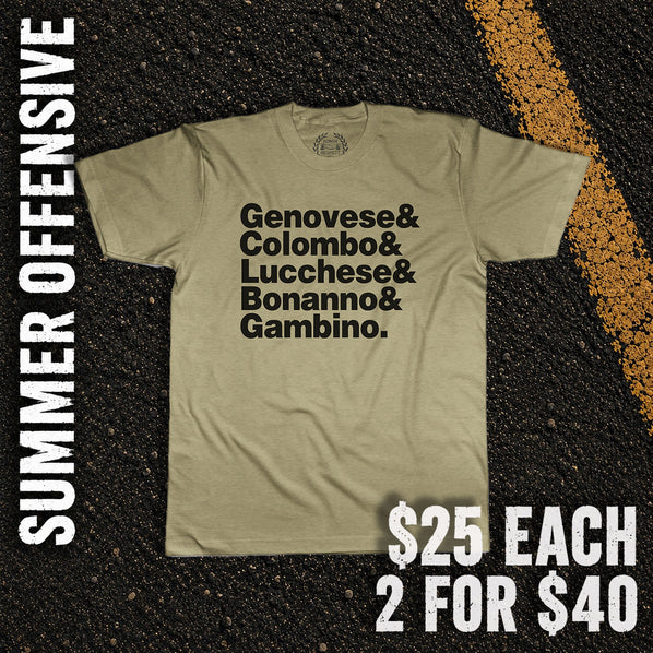 Five Families Heather Olive Shirt