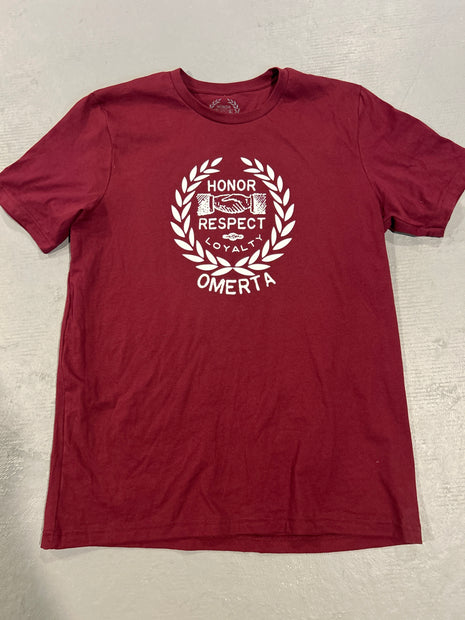 CLEARANCE - Wreath Maroon Shirt - X-Large
