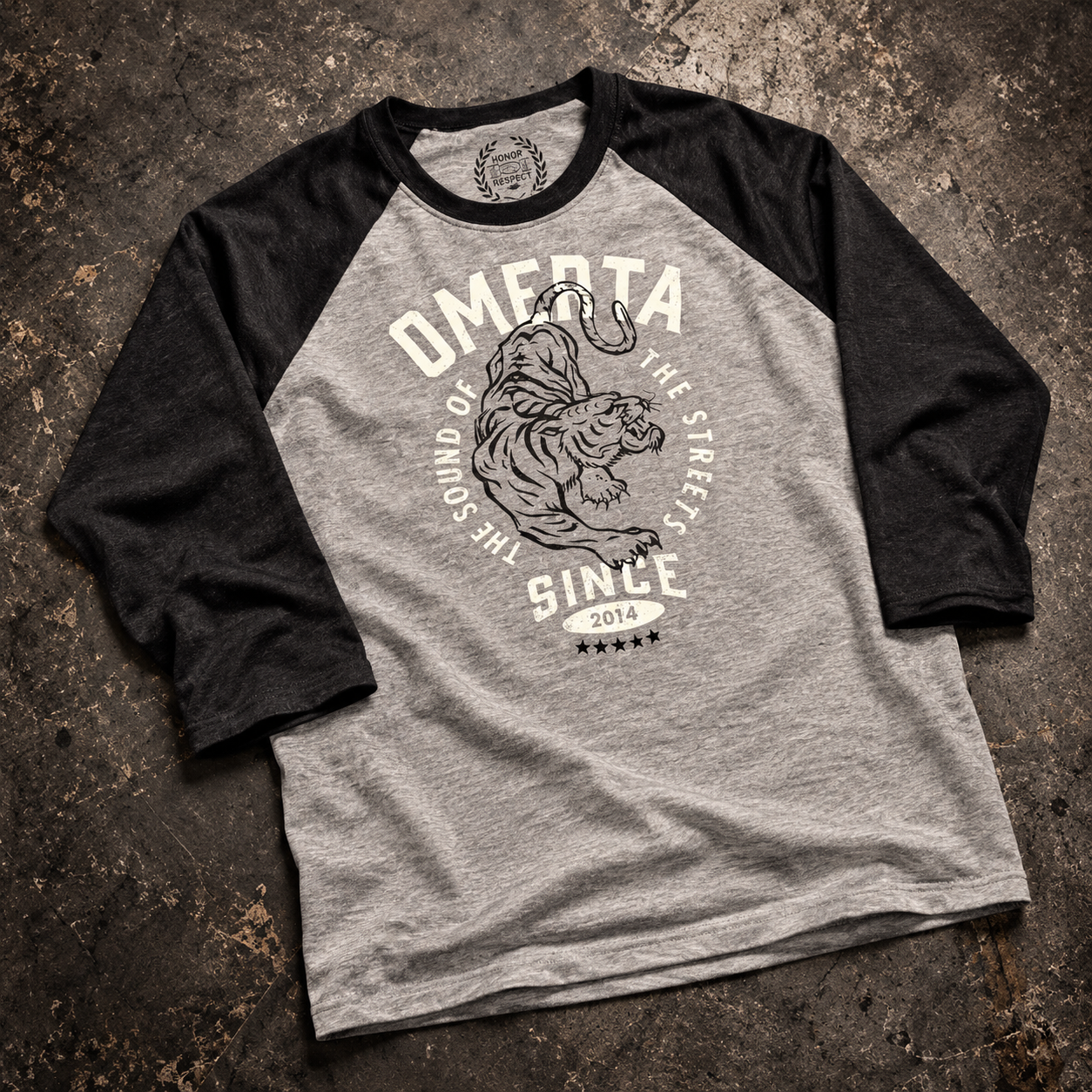 Sound Of The Streets 3/4 Sleeve Raglan Shirt