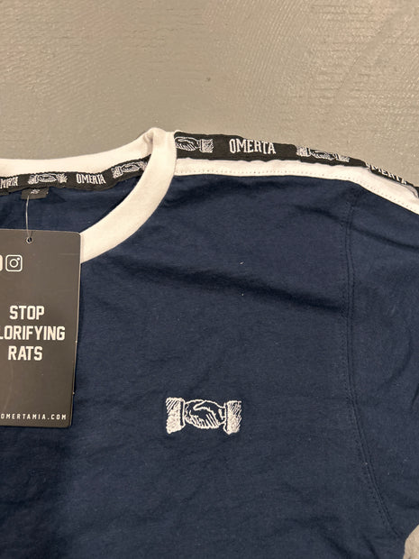 CLEARANCE - Vintage Soccer Shirt Navy - Small