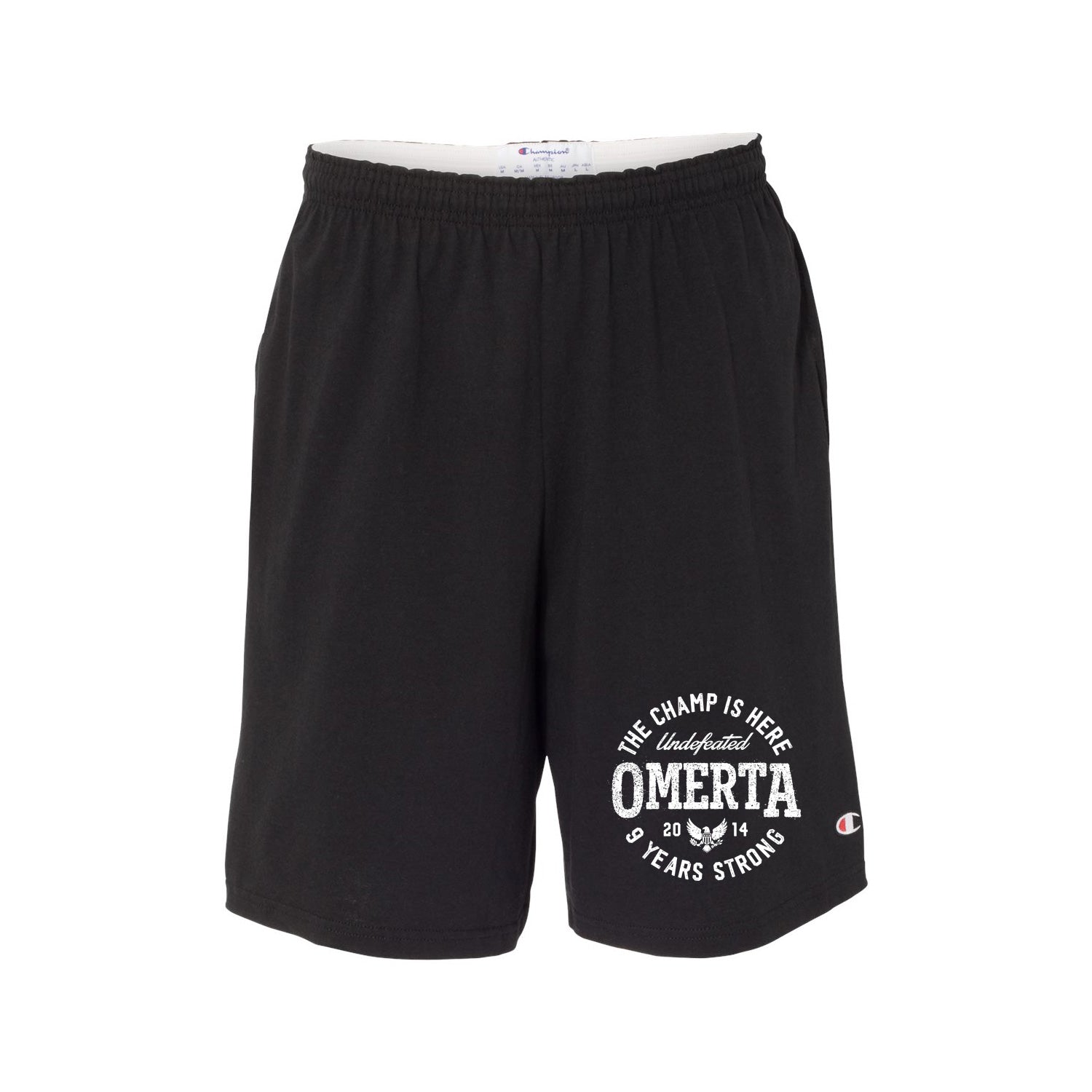 The Champ Is Here Jersey Black Shorts