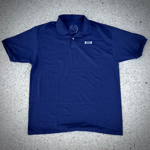 Hands Logo Navy Jersey Polo