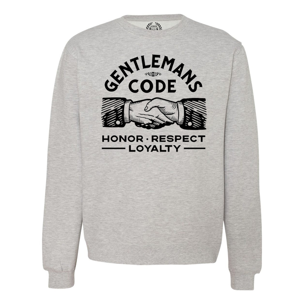Thee OFG Gentlemans Code Athletic Heather Crewneck Sweatshirt