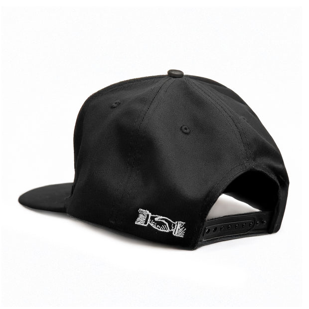 Old Fashioned Gentleman Black Snapback Hat