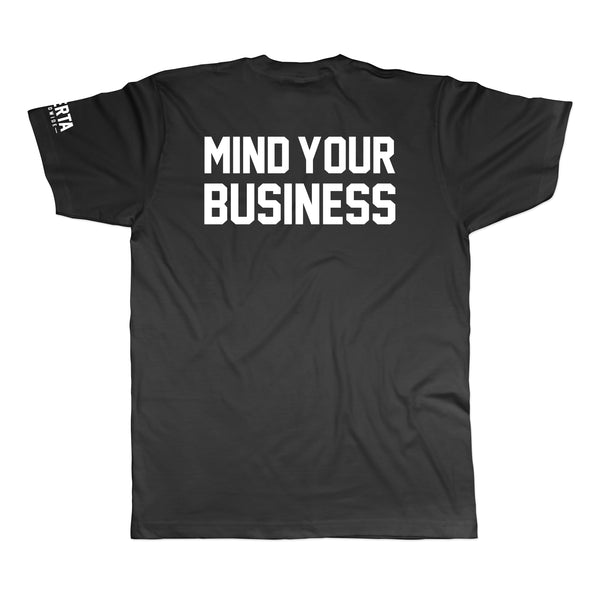 Mind Your Business Back Print Worldwide Shirt