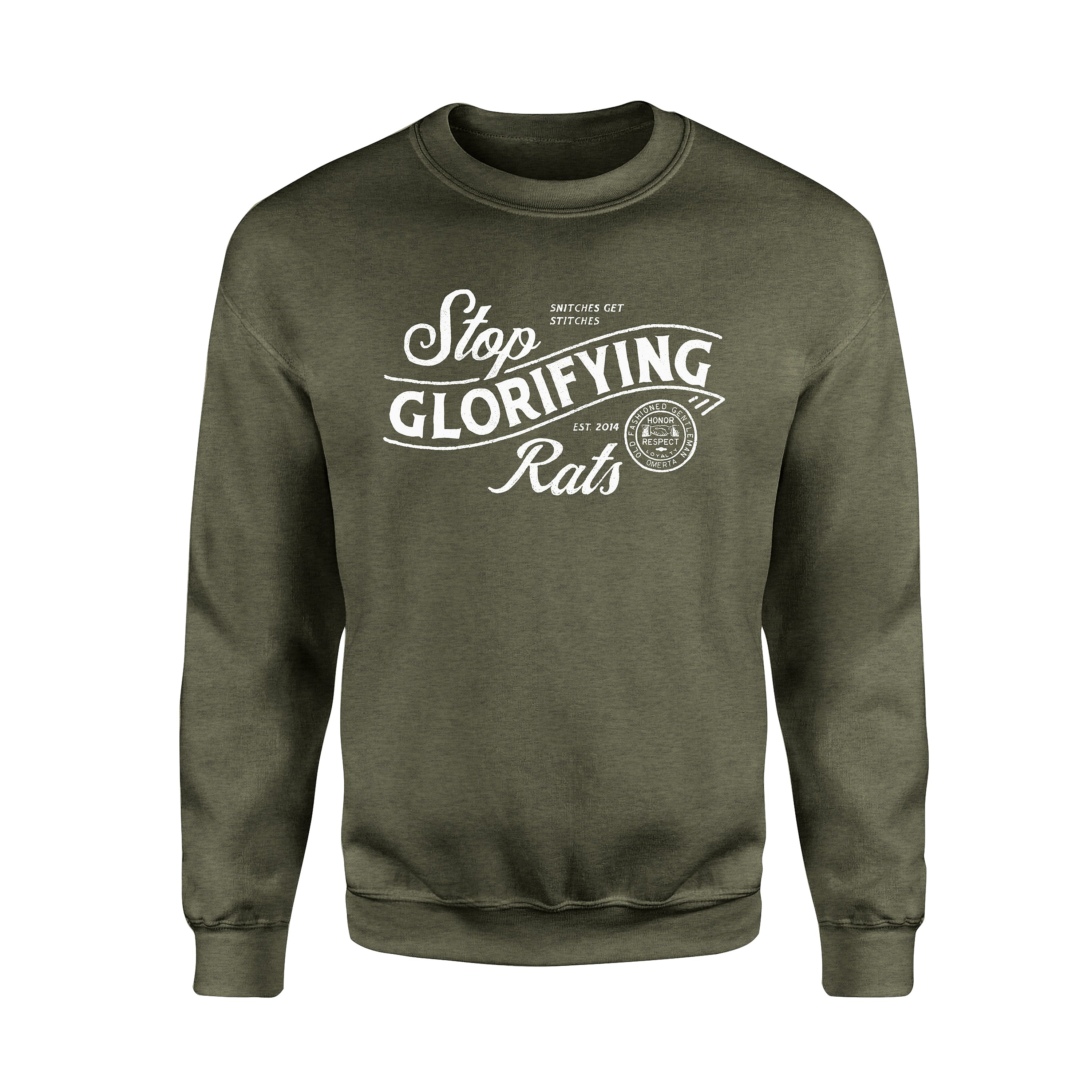 PRE-ORDER Stop Glorifying Rats Year Crewneck Sweatshirt