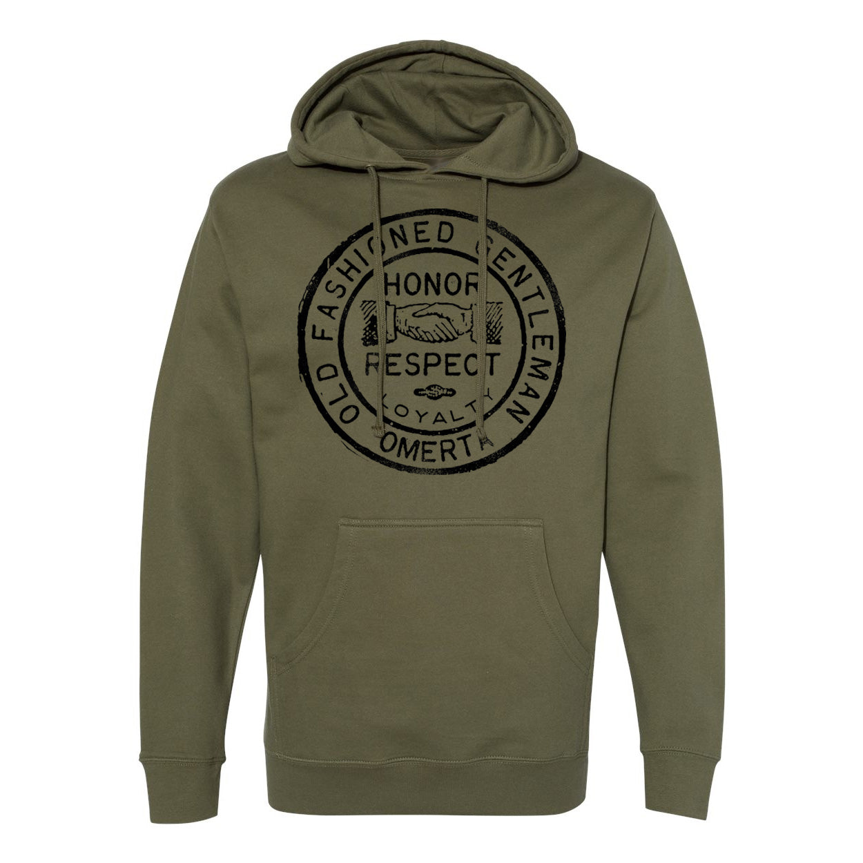 Old Fashioned Gentleman Army Pullover Sweatshirt