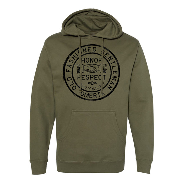 Old Fashioned Gentleman Army Pullover Sweatshirt