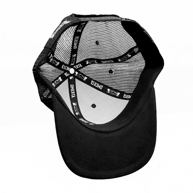 Old Fashioned Gentleman Black Meshback Hat