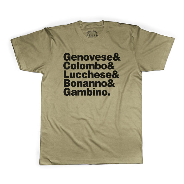 Five Families Heather Olive Shirt