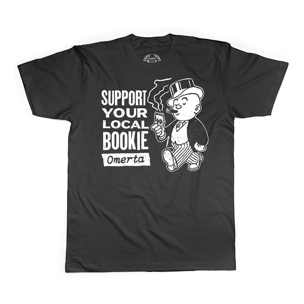 Support Your Local Bookie Black Shirt