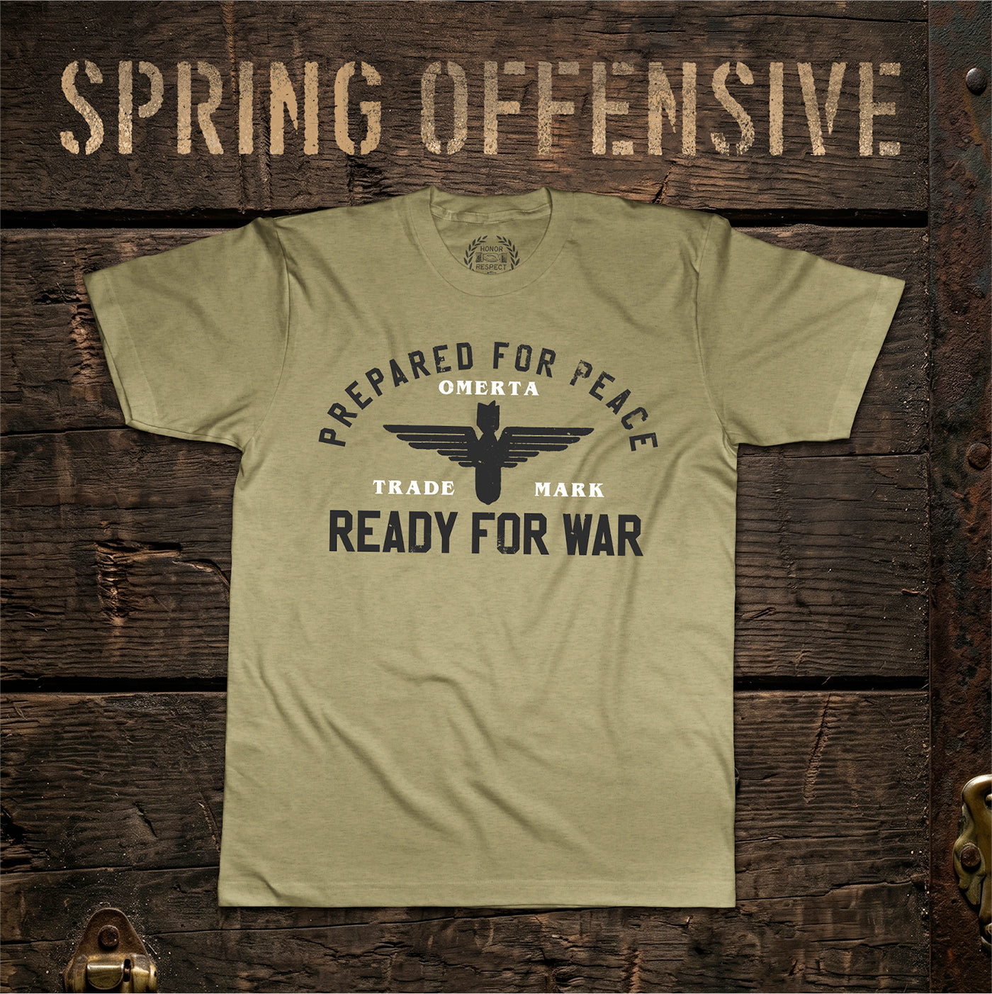 Ready For War Heather Olive Shirt