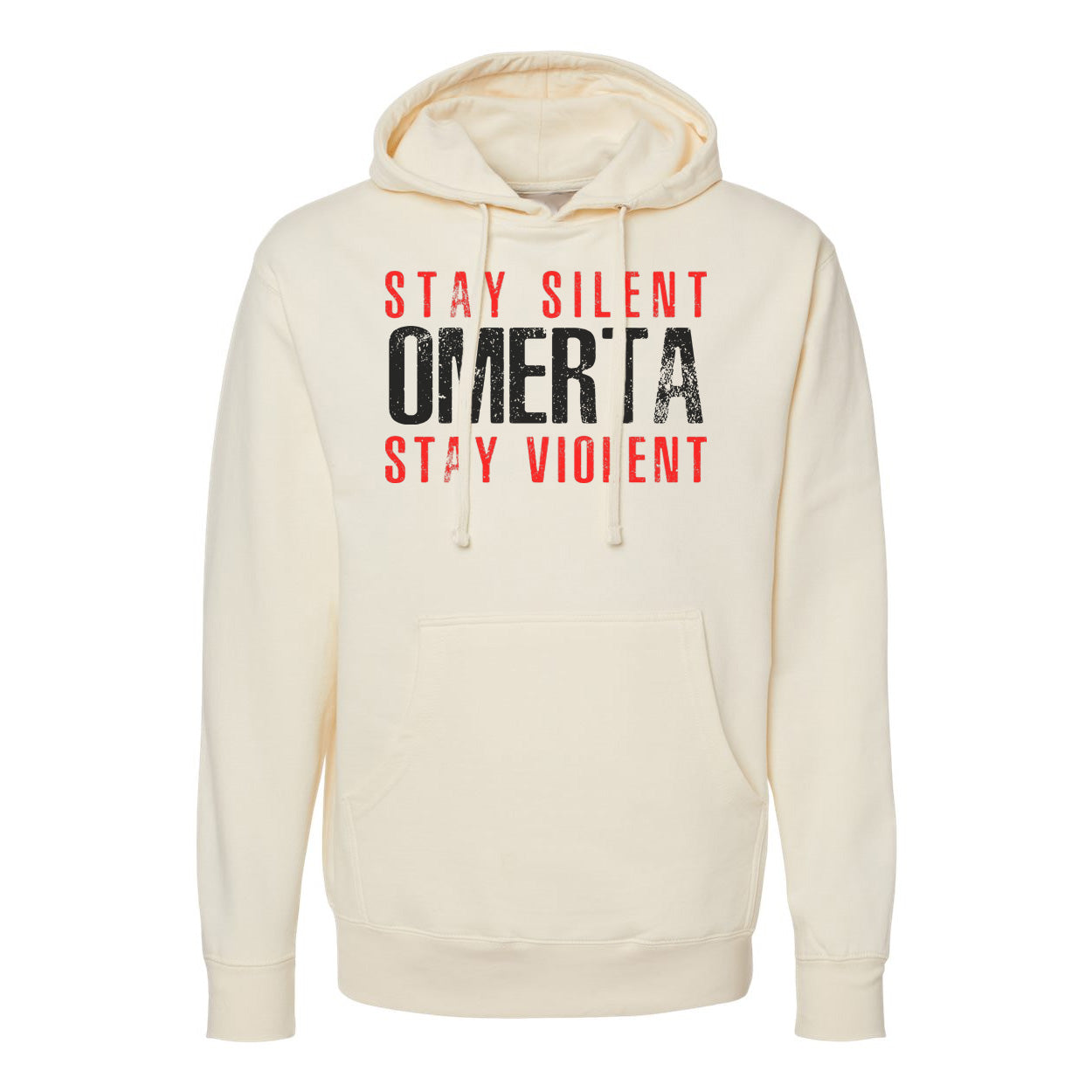 Stay Silent Stay Violent Bone Pullover Sweatshirt