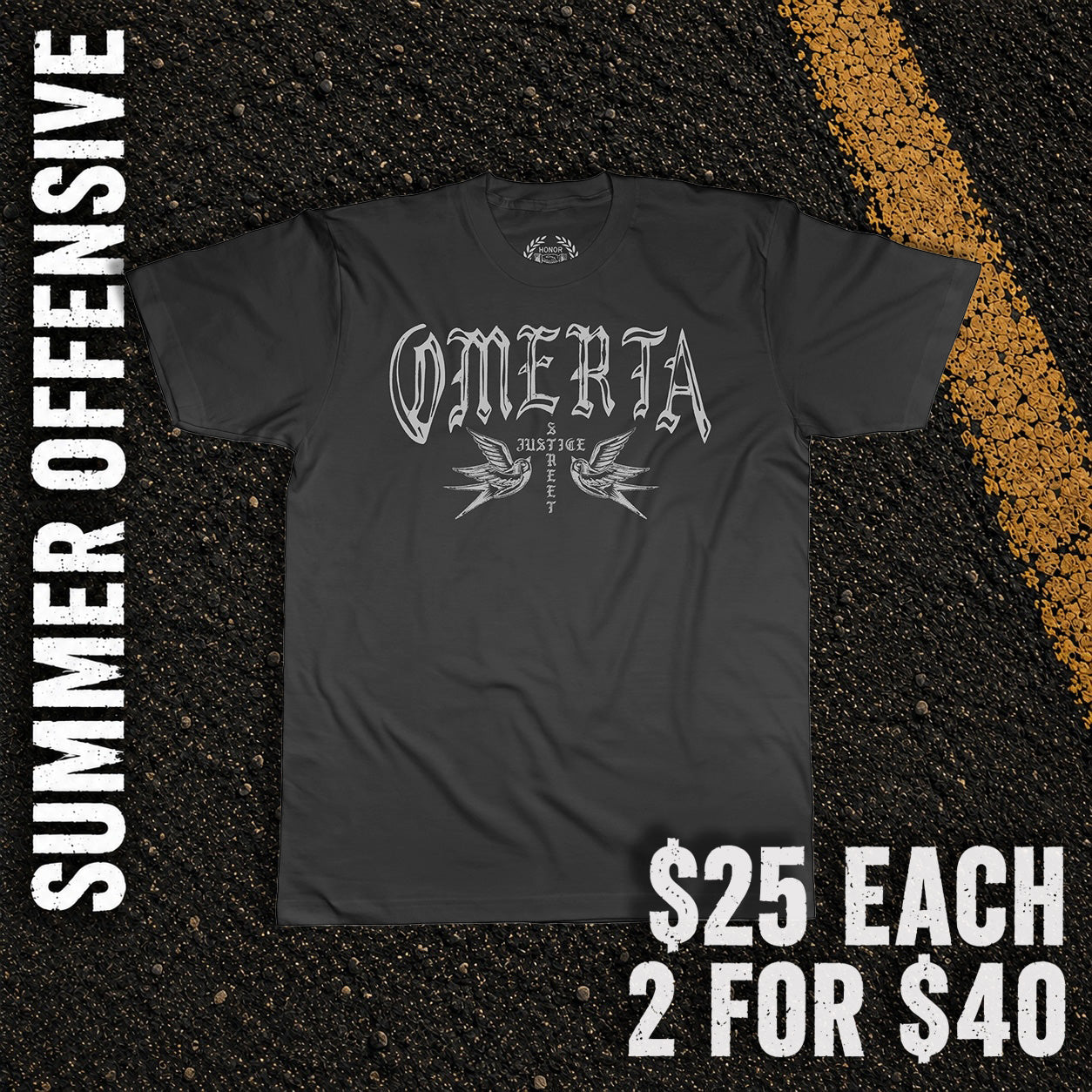 Street Justice OG Black Shirt