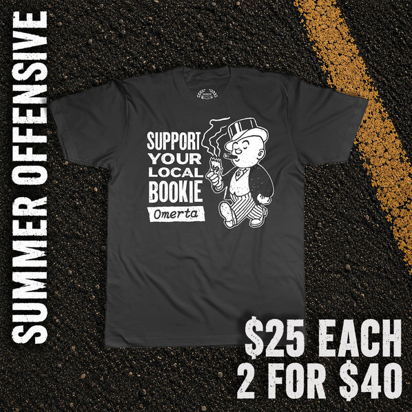 Support Your Local Bookie Black Shirt