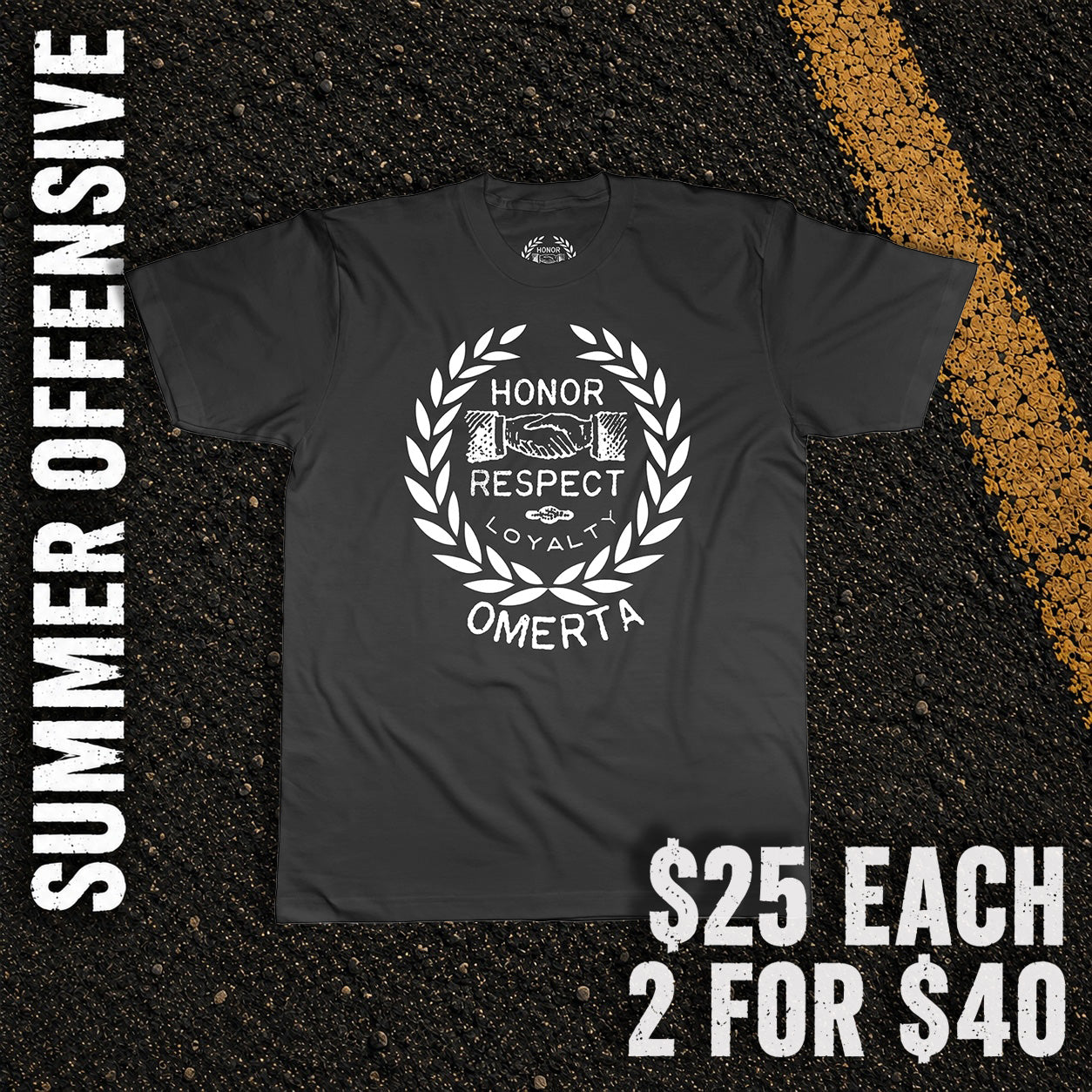 Wreath Black Shirt