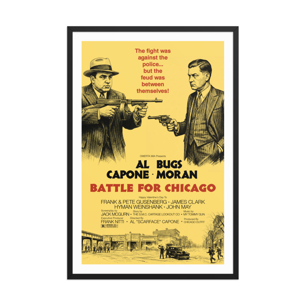 Battle For Chicago Framed Poster 24