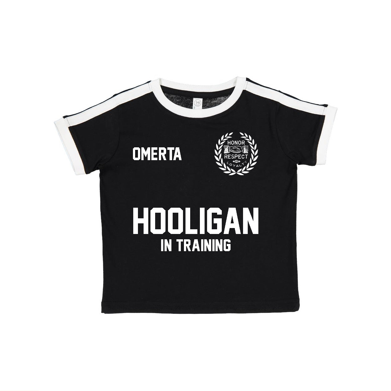 Hooligan In Training Black Youth Shirt