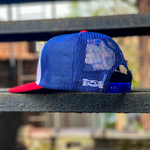 Ready For War Red, White and Blue Meshback Hat