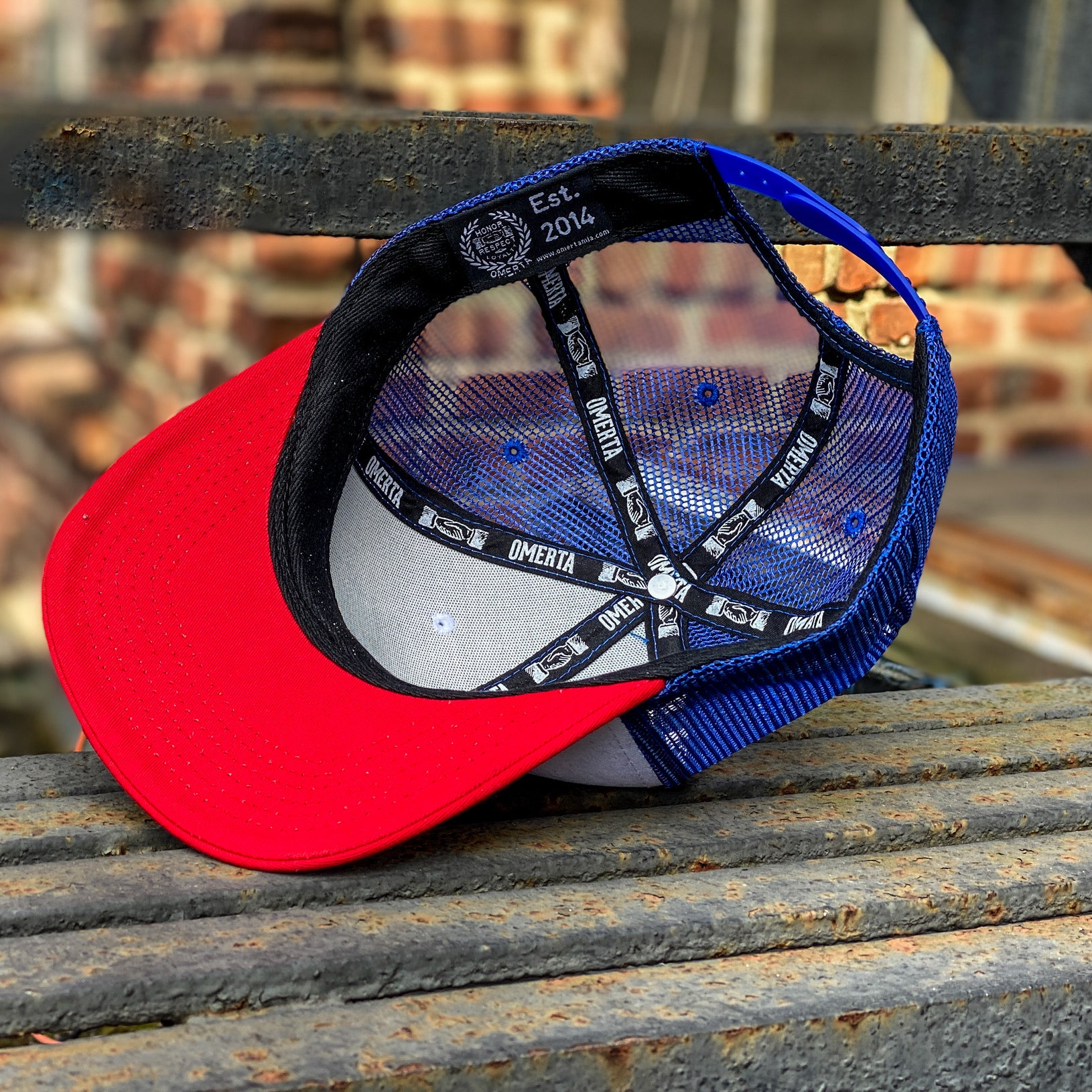 Ready For War Red, White and Blue Meshback Hat