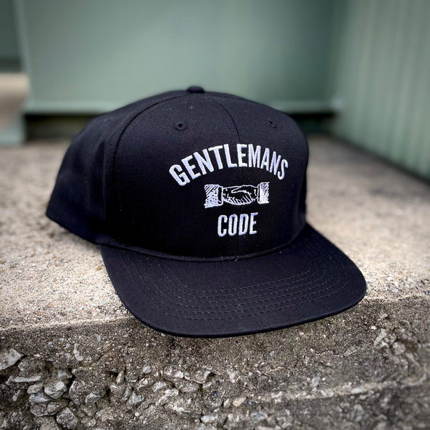 Gentlemans Code Black Snapback Hat