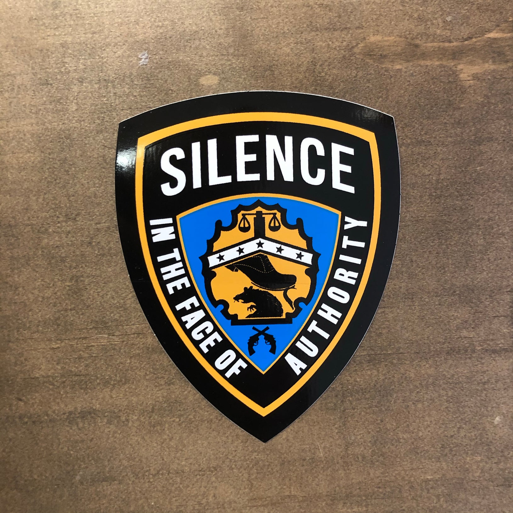 Silence In The Face Of Authority Sticker 3