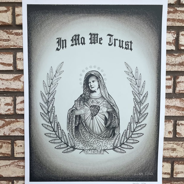 In Ma We Trust by Melissa Rioux Limited Print of 50