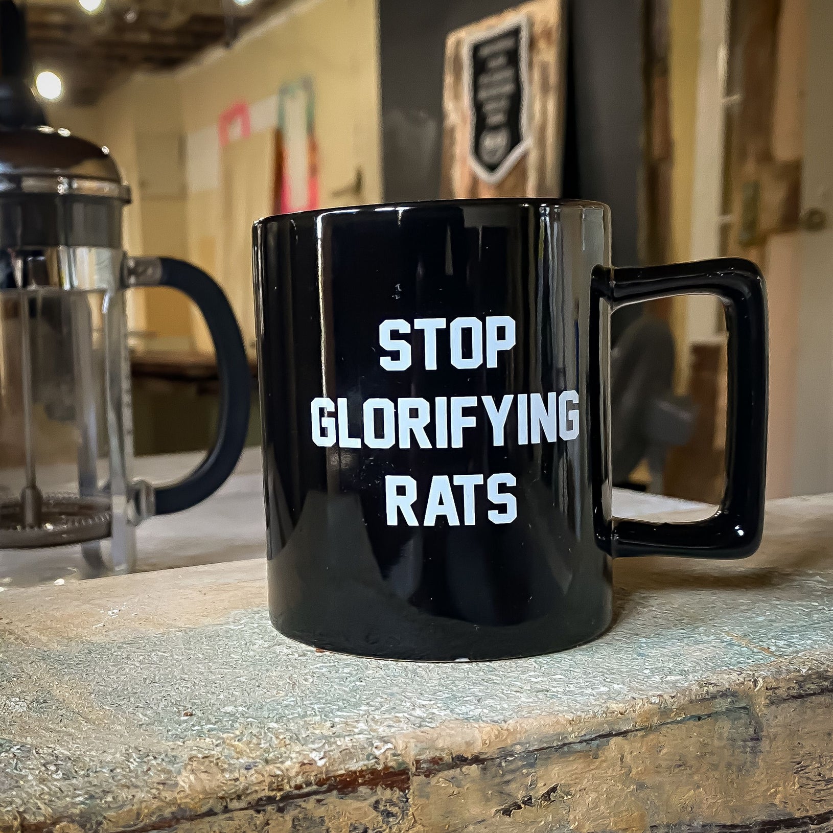 Stop Glorifying Rats Coffee Mug